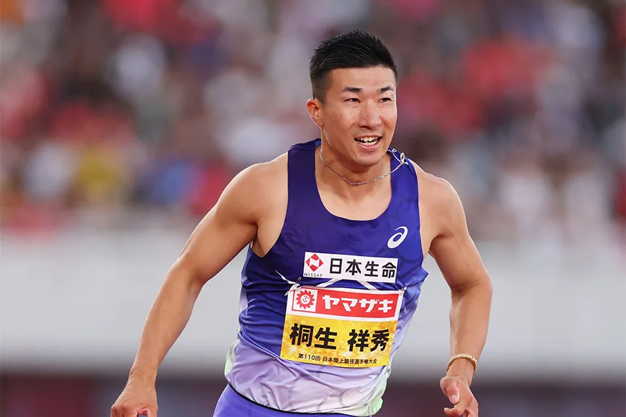 「加速力えぐい」桐生祥秀がカメラ装着で披露した50m全力疾走にファン衝撃