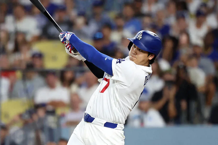 大谷翔平、24号逆転2ラン直後の“舌ペロ”が話題「最高すぎ」とMLB公式も即投稿