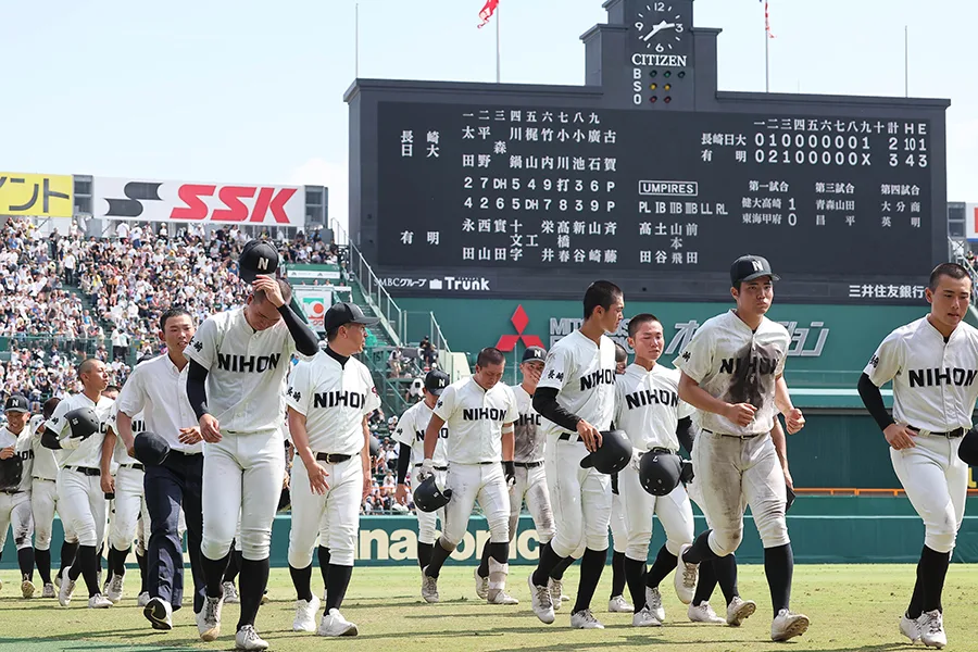 “除外”されたOBが甲子園に！ちゃんぴおんず大崎、長崎日大の熱戦に涙