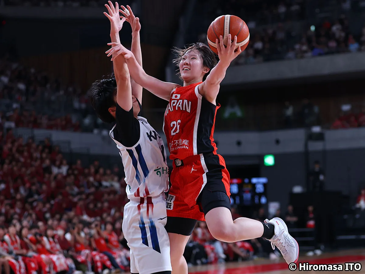 田中こころ逆転3P！バスケ女子日本代表が韓国に劇的勝利でホーム2連勝