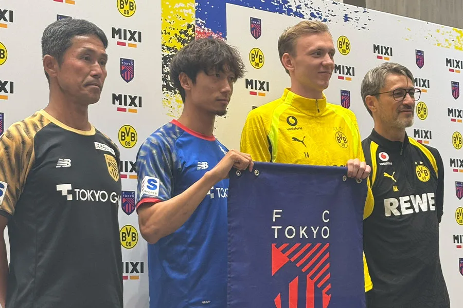 室屋成が古巣ドルトムントと激突！FC東京、国立で親善試合へ