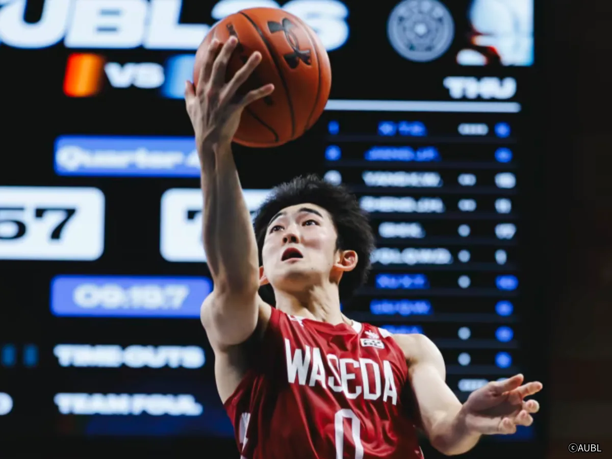 早稲田大、精華大に敗れるもAUBL決勝T進出確定！次は高麗大と激突