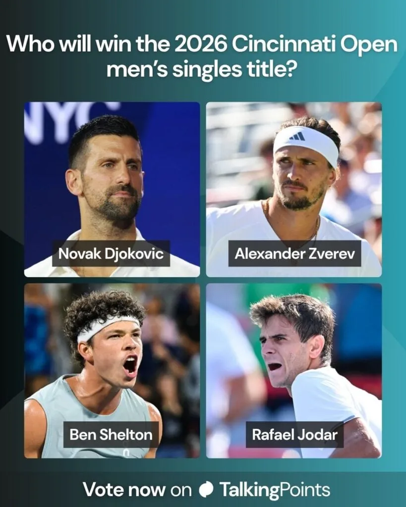 ファンが選ぶシンシナティ優勝予想、ジョコビッチではなくツベレフが本命に!